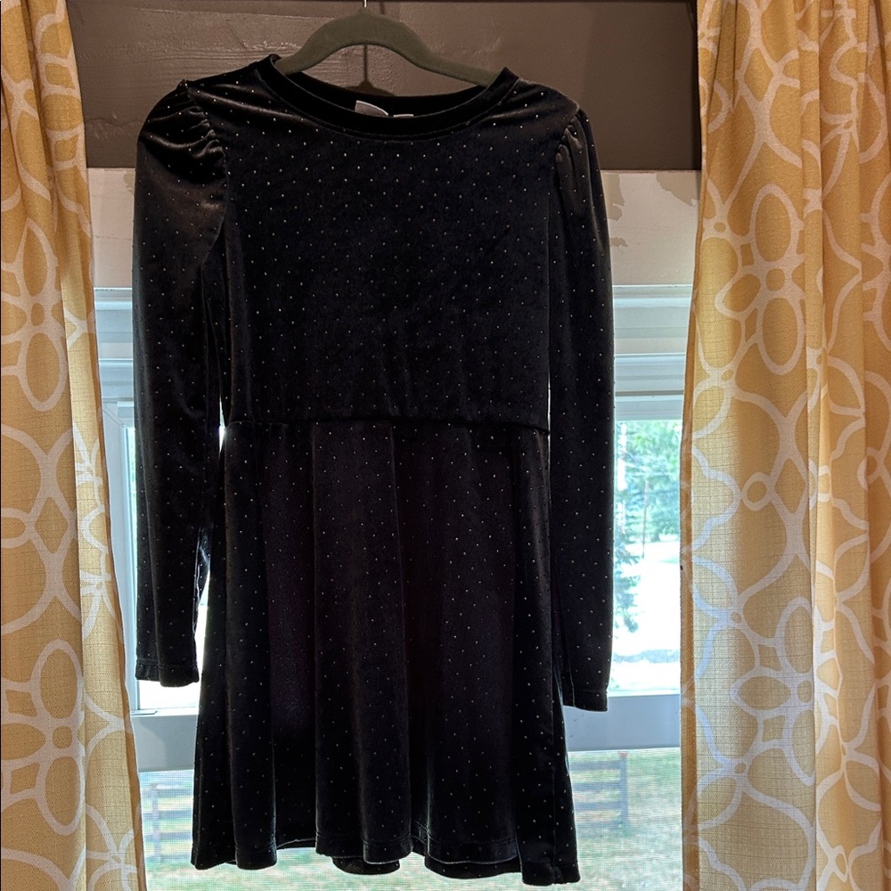 GAP Black Velvet Kids Dress